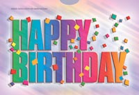 HAPPY BIRTHDAY POSTCARD PUZZLE (5 pack)
