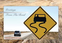 Think Of You: On The Road Puzzle Postcard ( 5 pack )