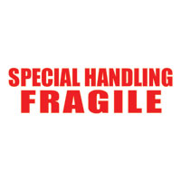 Special Handling - Fragile  Pre-Inked Small Counter Stamp