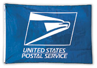 Desktop Logo Flag, USA Flag, & Table Base