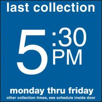 COLLECTION BOX DECALS - 5:30 P.M.
