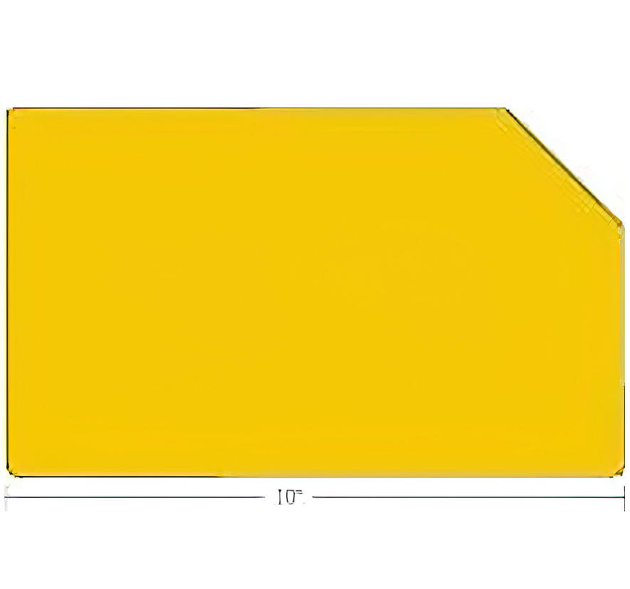 6" x 10" Yellow CSBCS Separator Cards