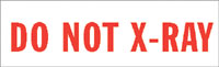 "Do Not X-Ray"  Pre-Inked Small Counter Stamp