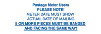 Postage Meter Users Please Note: Meter