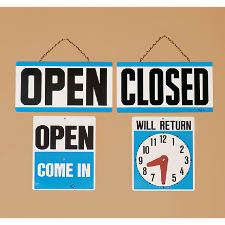 Open/Closed Signs