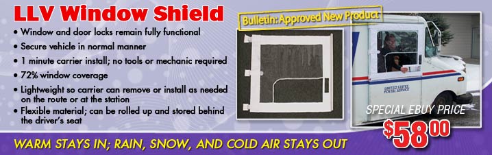 Approved New Product: LLV WINDOW SHIELD Approved New Product: LLV WINDOW SHIELD