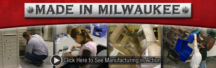 Made in Milwaukee. Click here to see manufacturing in action