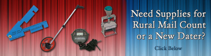 Need Supplies for Rural Mail Count or a New Dater? Need Supplies for Rural Mail Count or a New Dater?