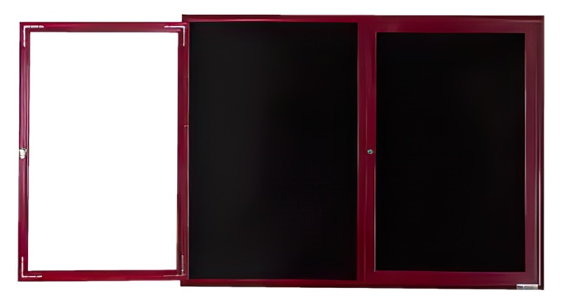 72X36 3DR INDOOR RAD. ENCL. LETTERBOARD