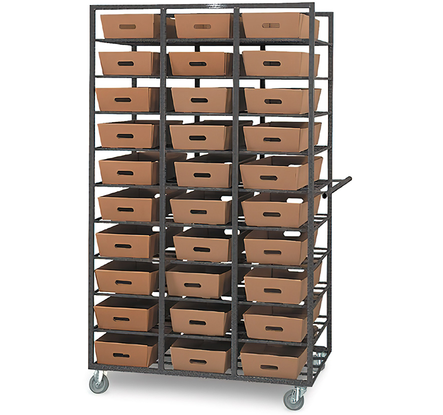 30 Tray Capacity Mail Tray Distribution Rack