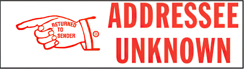 EA19,UPGRADE RUBBER "RTS"-ADDRESSEE UNKN