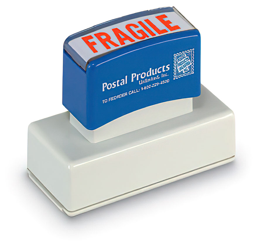 PROCESSING STAMP-FRAGILE