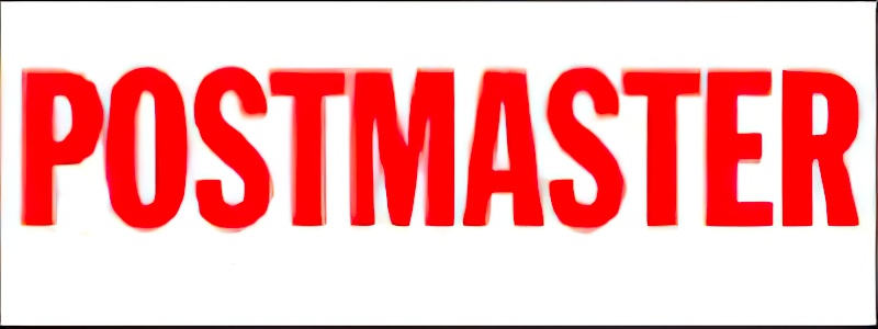 N18-000 PROCESSING STAMP- POSTMASTER