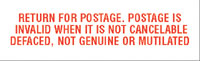 N10-313 RTN FOR POSTAGE POST IS INVALID