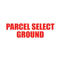 "Parcel Select Ground" Pre-Inked Counter Stamp