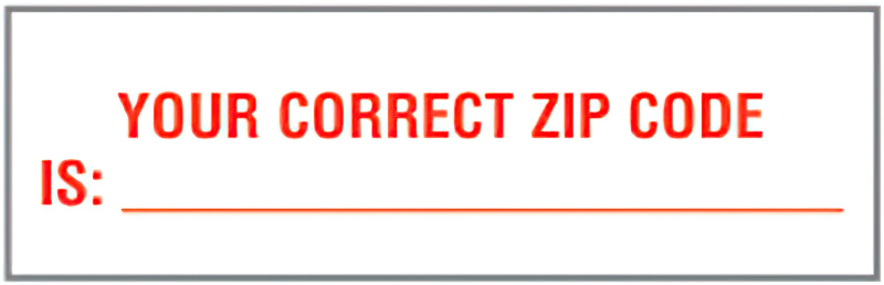 EA07,UPGRADE RUBBER STAMP YOUR CORRECT Z