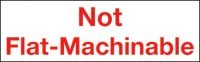 N10-142 NOT FLAT-MACHINABLE STAMP