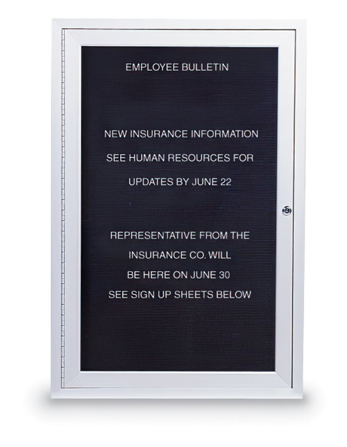 18" x 24" Outdoor Aluminum Enclosed Letterboard