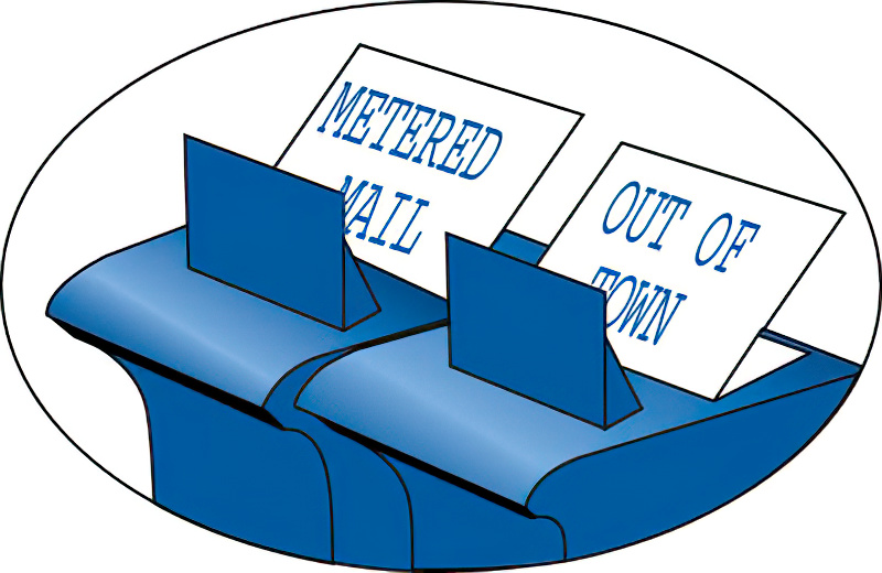 "Out of Town Collection Box Sign