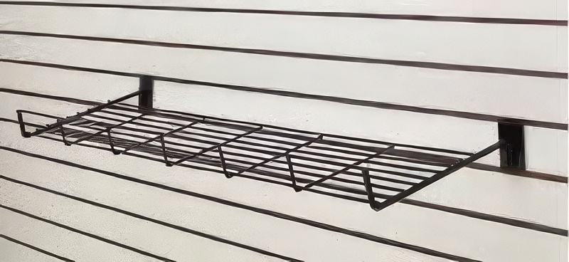 LARGE HANGING WIRE SHELF FOR SLATWALL
