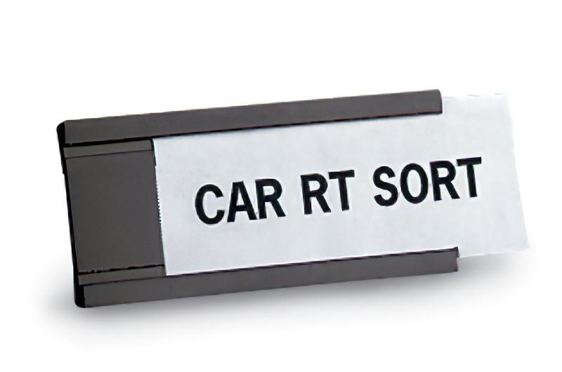 MAGNETIC LABEL HOLDER,1" X 6" (25/Box)