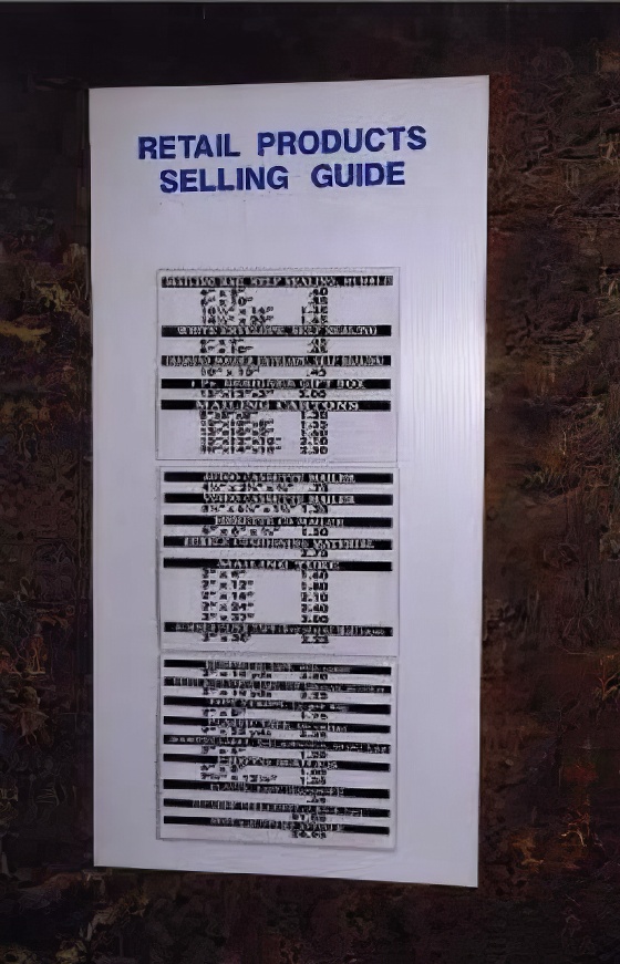 Wall Mount Retail Board