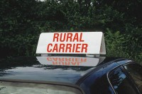 "Rural Carrier" Car Top Sign