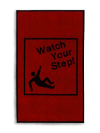 3' x 5' Safety Mat - "Watch Your Step"