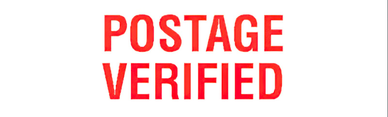 N10-142 POSTAGE VERIFIED, STAMP
