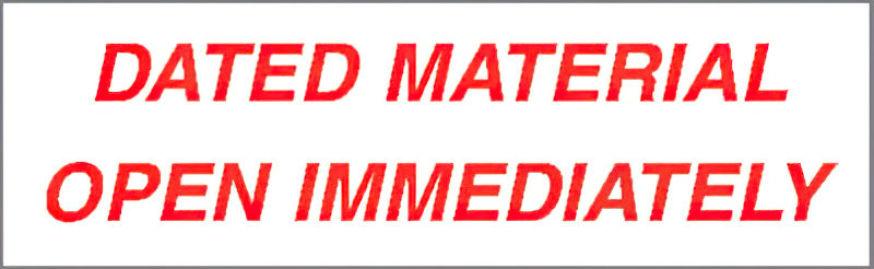 N10-142 DATED MATERIAL OPEN IMMEDIATELY