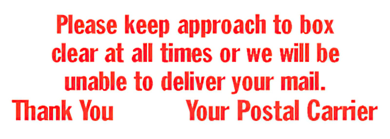 N18-000 PROCESSING STAMP-PLESE KEEP