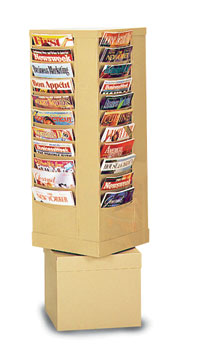 44 Pocket Rotary Con-Tur Literature Rack