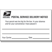 Delivery Notice Cards