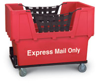 "Express Mail Only" Containter Truck,Red