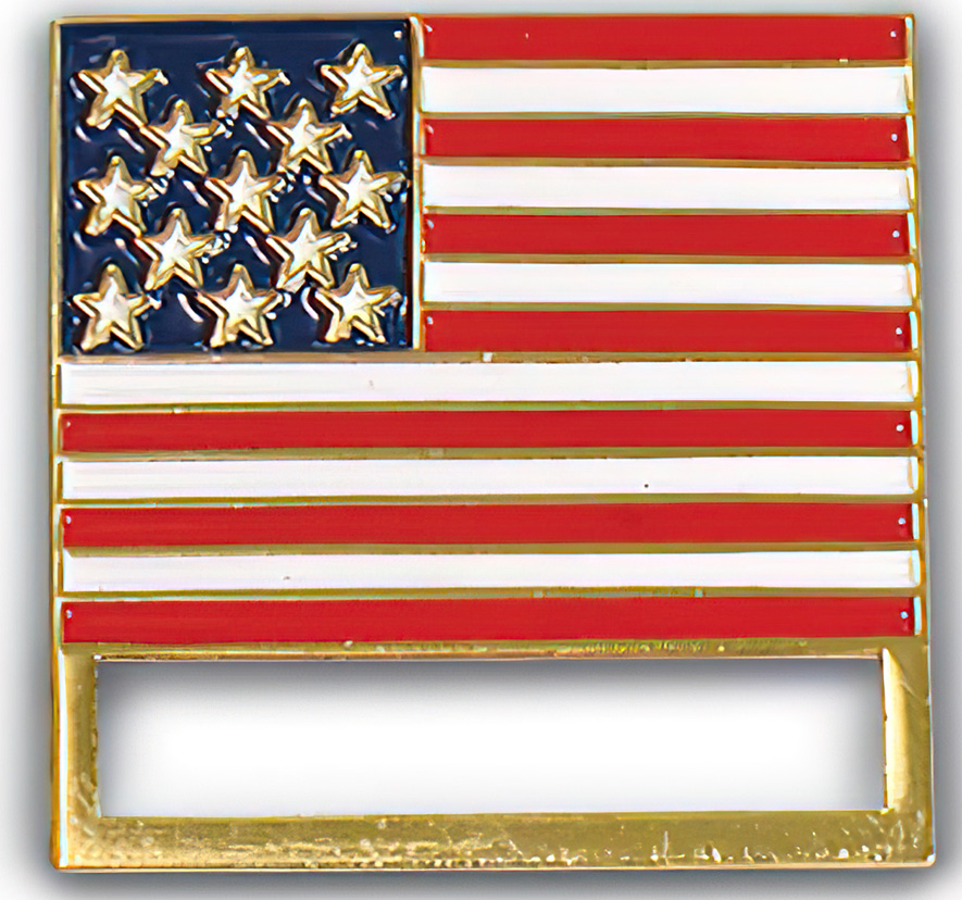 ID Badge Pin - American Flag