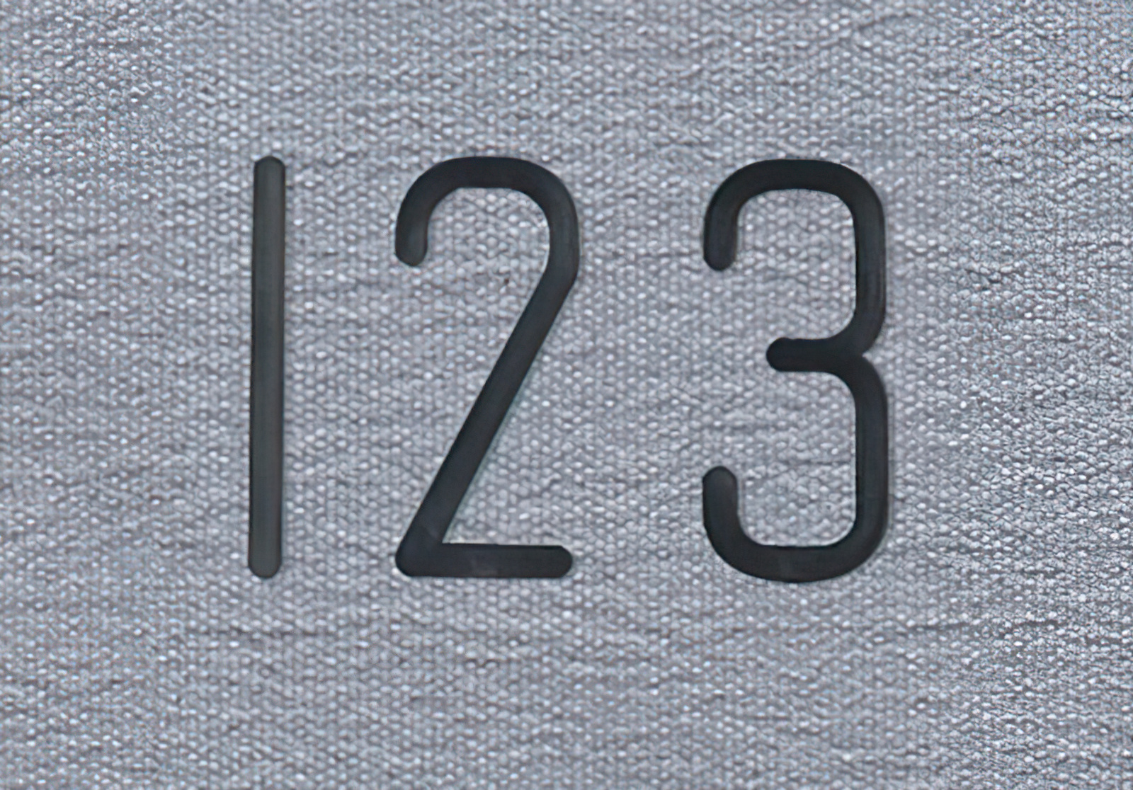 Tabless Numbers;1/4";68 Characters/Set