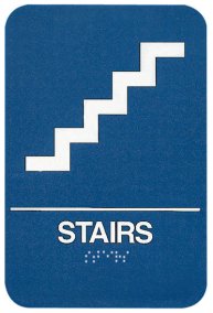 ADA Compliant Signs, Stairs
