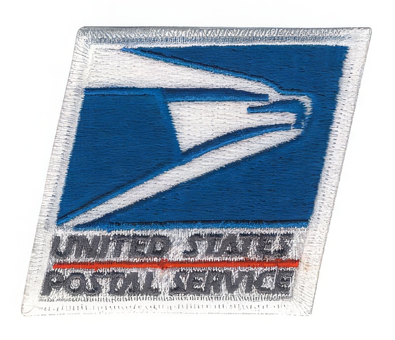 Sew-On USPS Patch - Vertical USPS Logo