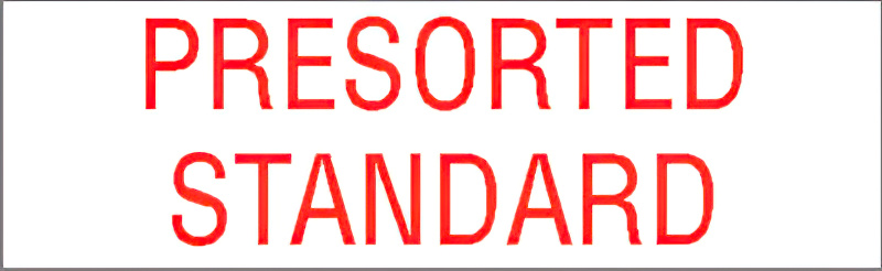 Small Counter Stamp, Presorted Standard