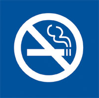 Signage, Informational, No Smoking Symbo