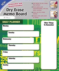 Planner Removable/Repositionable Dry Erase Memo Boards
