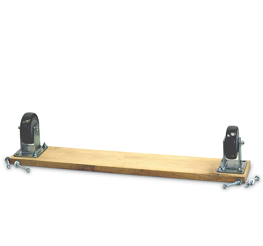 Center Board Upgrade w/2 rigid casters - N1031414 for 24 bu cart.