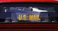 "U.S. Mail" Static Cling