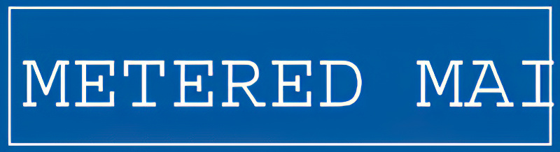 3"X10", METERED MAIL