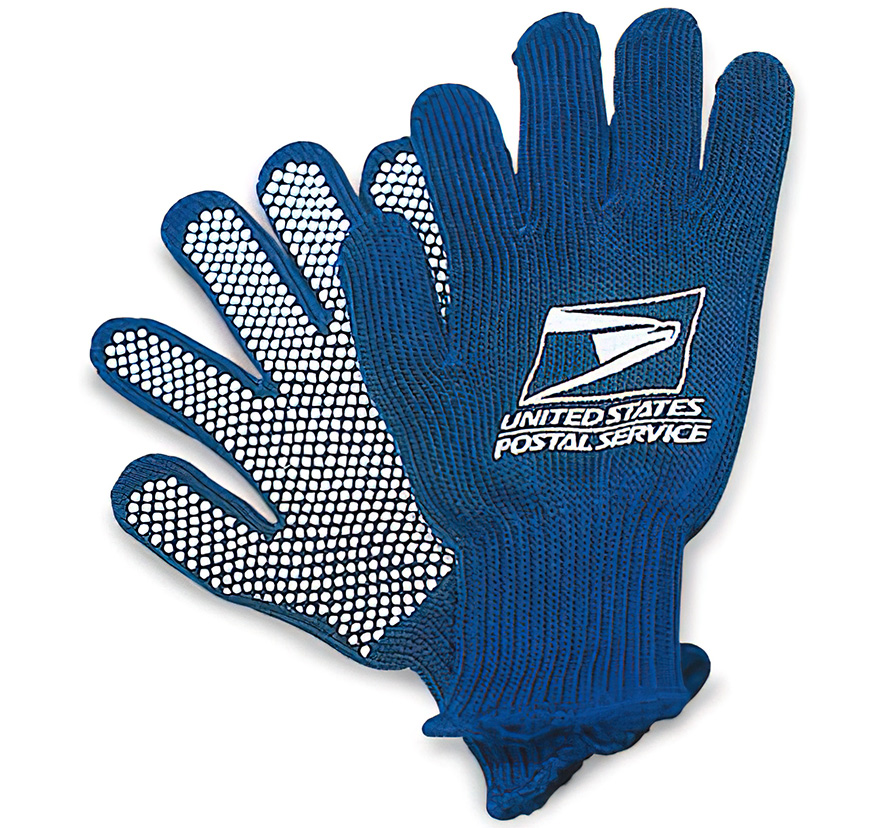 S1001159-Gloves. Sure-Grip Blue with Logo. Delivery Accessory