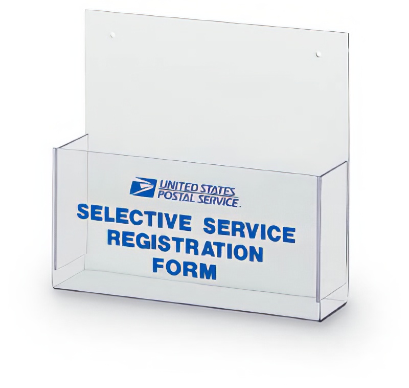 Selective Service Forms Holder