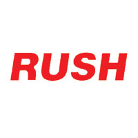 "Rush" Pre-Inked Small Counter Stamp