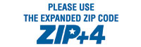 Please Use Zip + 4 The Expanded Zip Code
