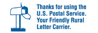 Thanks For Using The USPS - Your Friendly