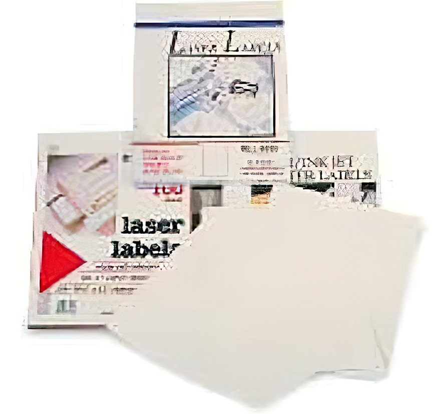 Non-Smear Polyester Labels